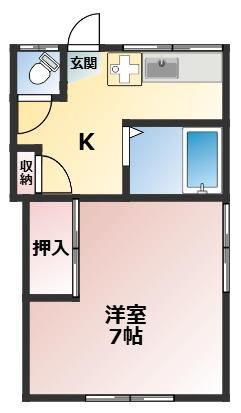 田中ハイツの間取り