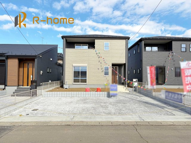結城郡八千代町東原　新築戸建て　2号棟の外観|ご予約を頂ければ、『平日』はもちろん『早朝』や『夜間』もご見学可能です♪お気軽にお申し付けください♪