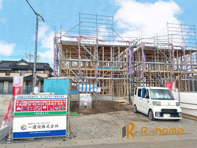 結城郡八千代町東原　新築戸建て　2号棟の外観|ご予約を頂ければ、『平日』はもちろん『早朝』や『夜間』もご見学可能です♪お気軽にお申し付けください♪