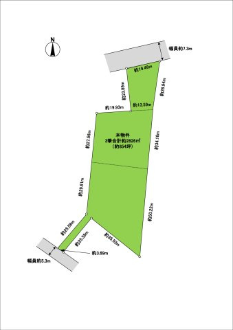 西宮市甲陽園目神山町土地の土地図