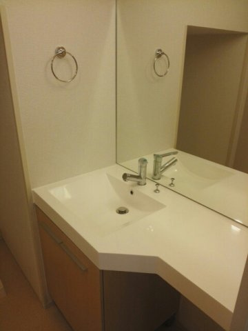 ライグッドⅤの洗面所|ゆったりとスペースのある洗面所