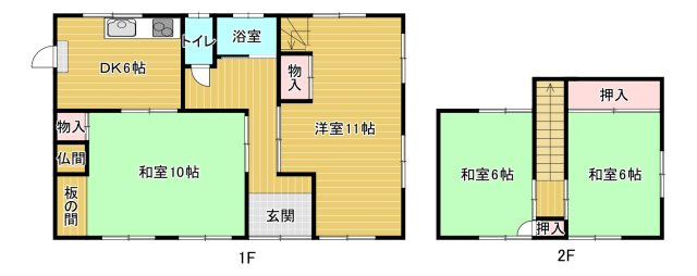 S様財部戸建ての間取り