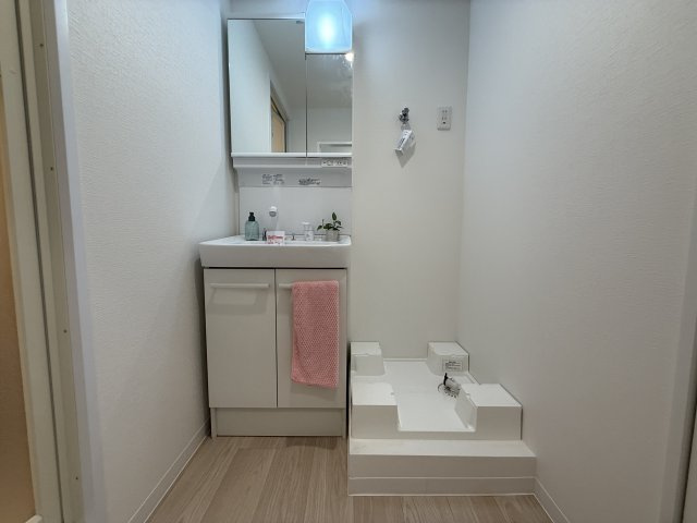 山手台ハイツの独立洗面台