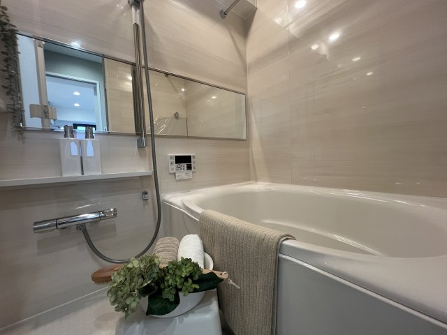 駅２分のペット可。なんで！？【レゾンロイヤル相模大塚】の浴室|日々の暮らしに欠かせないお風呂です