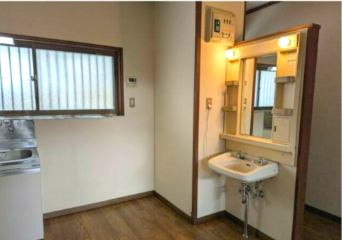 メグミハイツの洗面所