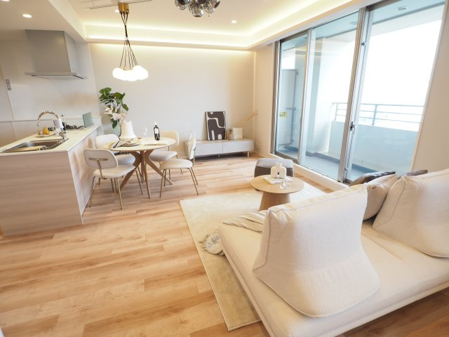 16帖大の広々したリビングダイニング（2025年9月撮影）
