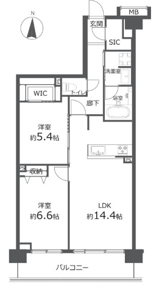 【間取り】 | コスモ大島ロイヤルフォルム