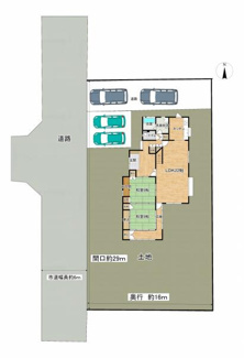 【区画図】 | 下松市東陽２丁目戸建