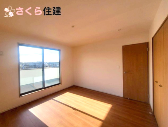 いろどりアイタウン那須塩原市西幸町23-P1　1号棟の洋室|2階8畳の洋室