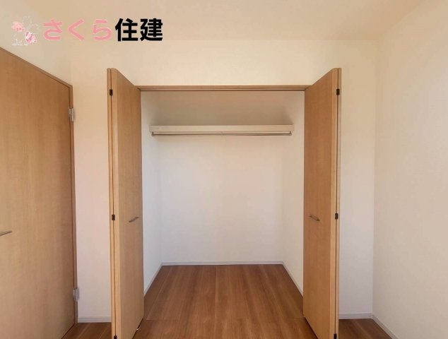いろどりアイタウン那須塩原市西幸町23-P1　1号棟の収納|各居室に収納を完備しています◎