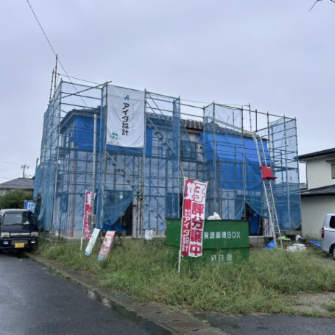 いろどりアイタウン那須塩原市西幸町23-P1　1号棟の外観|日当たり良好！お問い合わせはお早めに♪
