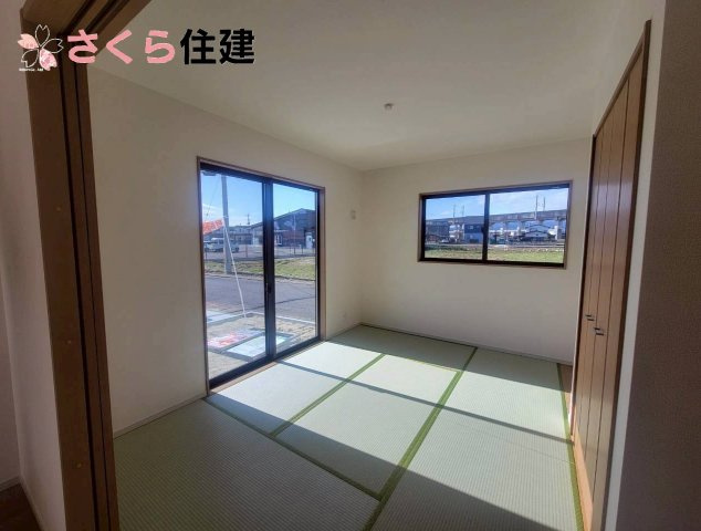いろどりアイタウン那須塩原市西幸町23-P1　1号棟の和室|リビング隣の和室は来客時や小さなお子様のお昼寝スペース等に活用いただけます◎