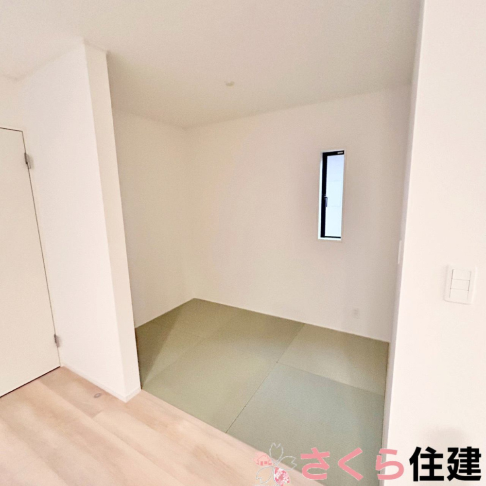 大田原市浅香第9　1号棟の和室|3帖和室はお子様の遊びスペースにも最適♪