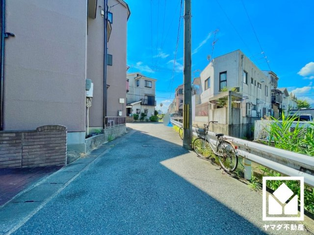 伏見区羽束師志水町の前面道路含む現地写真