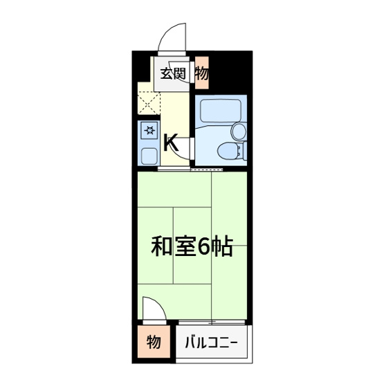 【間取り】 | ハイツ江東２