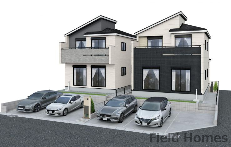 南区相模台6丁目新築戸建て　2期1号棟の外観パース|外観イメージ「南区相模台6丁目新築戸建て」