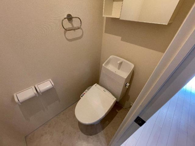 【トイレ】 | （仮称）千葉市中央区矢作町新築アパート | シャワー付トイレ（イメージ）