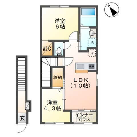 【間取り】 | （仮称）千葉市中央区矢作町新築アパート
