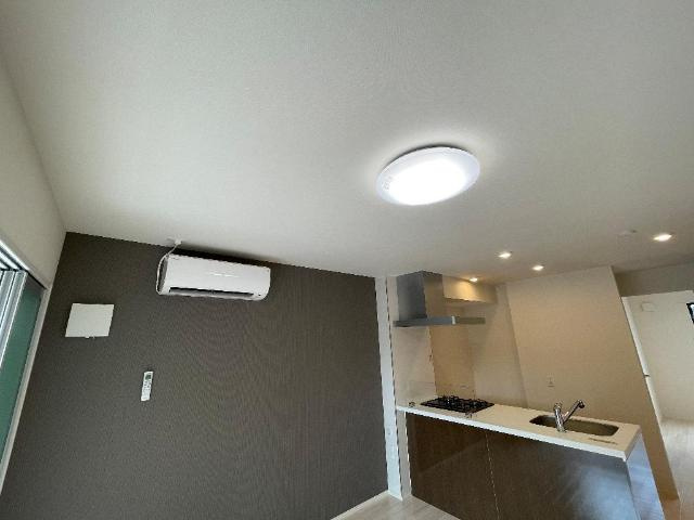 （仮称）千葉市中央区矢作町新築アパートの設備|照明、エアコン（イメージ）