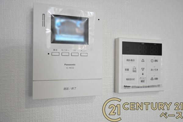 ファーストタウン川原城町　１号棟 ／新築一戸建の内装|■現地撮影写真■ＴＶモニター付きインターホンで防犯対策もバッチリ！来客も一目でわかり安心です！