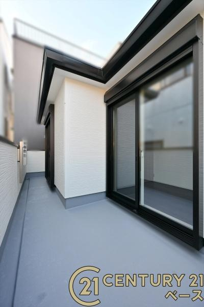 ファーストタウン川原城町　１号棟 ／新築一戸建のバルコニー|■現地撮影写真■日当たりのよいバルコニー！洗濯物もよく乾きます！