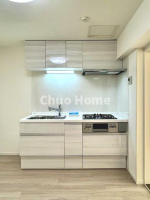 【キッチン】 | お花茶屋ローヤルコーポ | ワイドで収納豊富なシステムキッチン