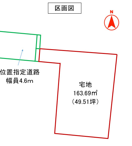 藤岡市藤岡　中古250の区画図