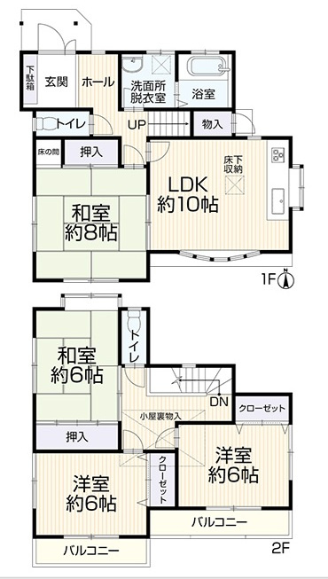 【間取り】の画像