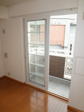 熊本市中央区黒髪６丁目のアパートのバルコニー|広々としたバルコニーです