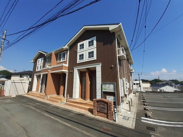 熊本市中央区黒髪６丁目のアパートの外観|外観は落ち着いています