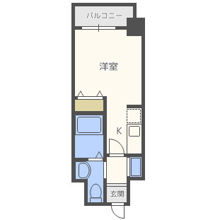 ドゥーエなんば南の間取り
