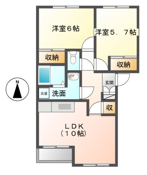エスポアールの間取り