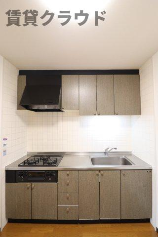 ファインコート３１１０のキッチン|コンパクトなキッチンで掃除もラクラク