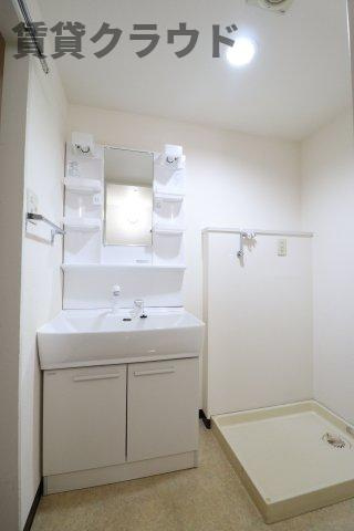 ファインコート３１１０の洗面所|朝の準備に活躍する、洗髪洗面化粧台！