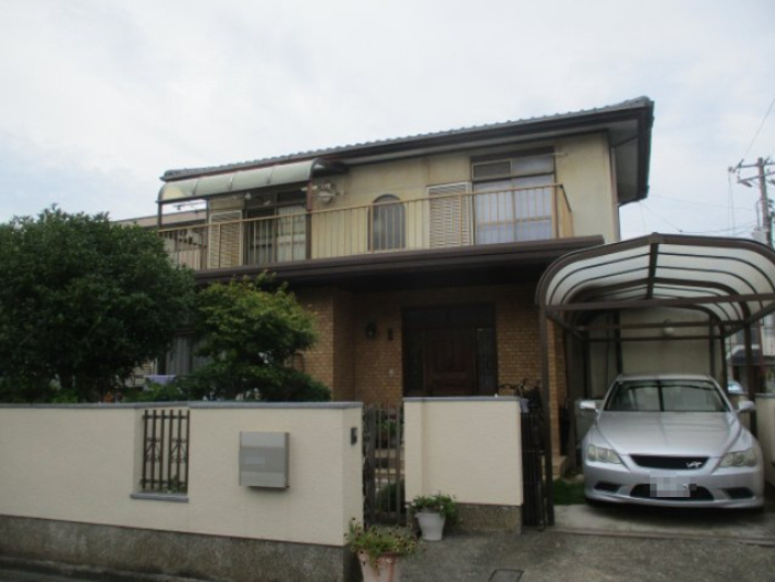 倉敷市日吉町　売地の前面道路含む現地写真