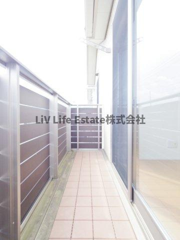 アルページュ上北台のバルコニー