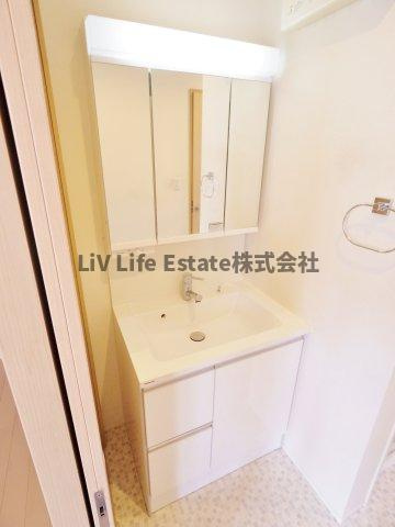 アルページュ上北台の洗面所