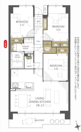 グラン・コート小橋の間取り