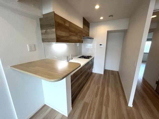 新座市野火止「マンハイム武蔵野北810号」のキッチン