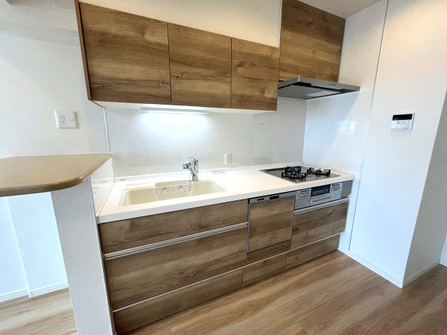 新座市野火止「マンハイム武蔵野北810号」のキッチン