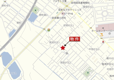 【地図】 | 鈴鹿市南旭が丘1丁目 | 広域Map
