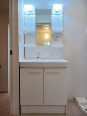 【洗面所】 | フラワー松崎 | 広い洗面スペース