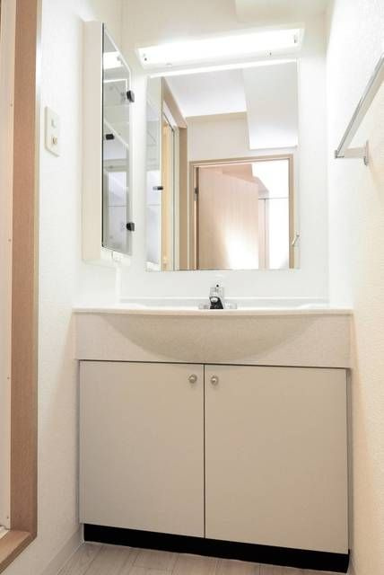 メゾン・ド・ヴィレ日本橋茅場町の独立洗面台