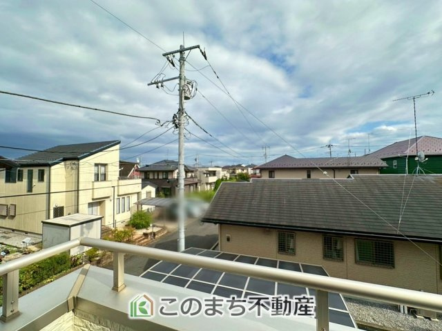 鹿沼市松原4丁目　中古戸建の展望|バルコニーからの眺めです！
