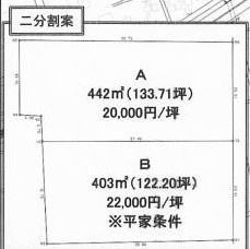 【土地図】 | 高城町大井手 268万円