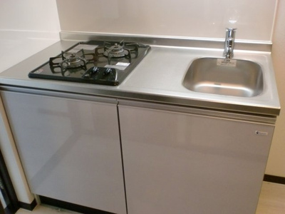 【キッチン】 | フラッティ上玄京 | ２口ガスコンロ・システムキッチン