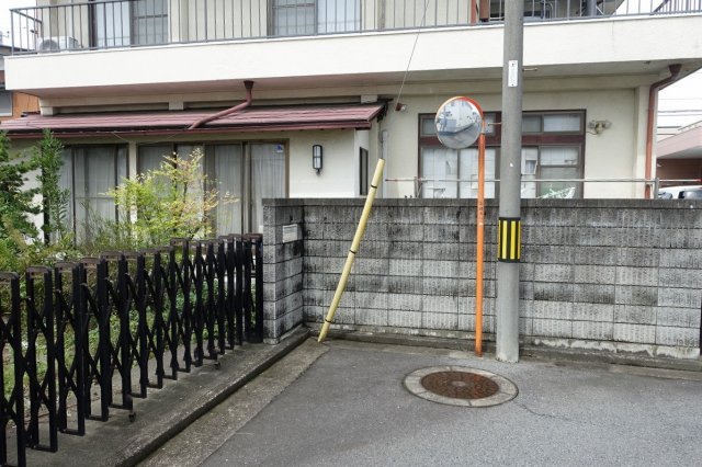 高崎市日光町　【二方向道路】売地の前面道路含む現地写真|南側道路を南から北方向