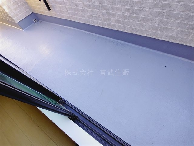 【バルコニー】 | ふじみ野市富士見台 | 外からの目が気にならないバルコニーで洗濯物が干せます