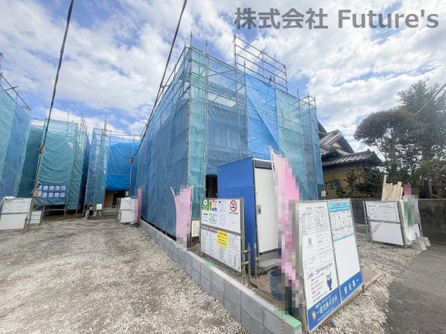 三郷市彦糸1丁目　新築戸建　全4棟　4号棟の外観|現地の写真になります。