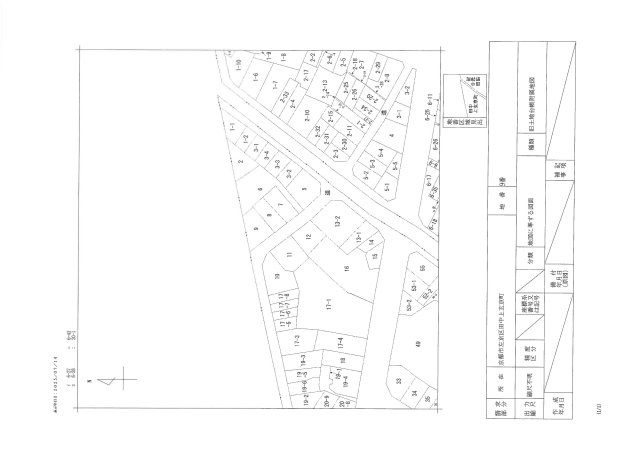 フラッティ上玄京の地図